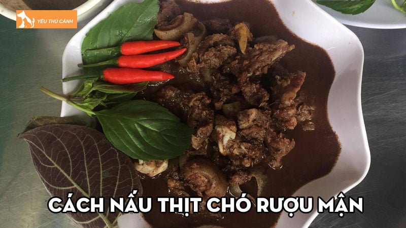 Cách nấu thịt chó rượu mận mùi vị đặc trưng, ăn lần là ghiền