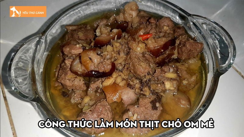 Công thức làm món thịt chó om mẻ thơm ngon chuẩn vị