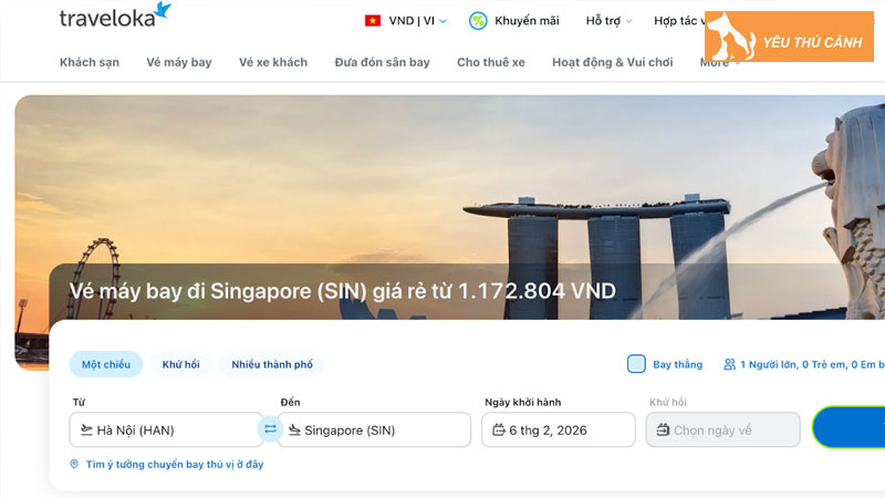 Hé lộ cách săn vé máy bay đi Singapore rẻ nhất dành cho tín đồ du lịch!